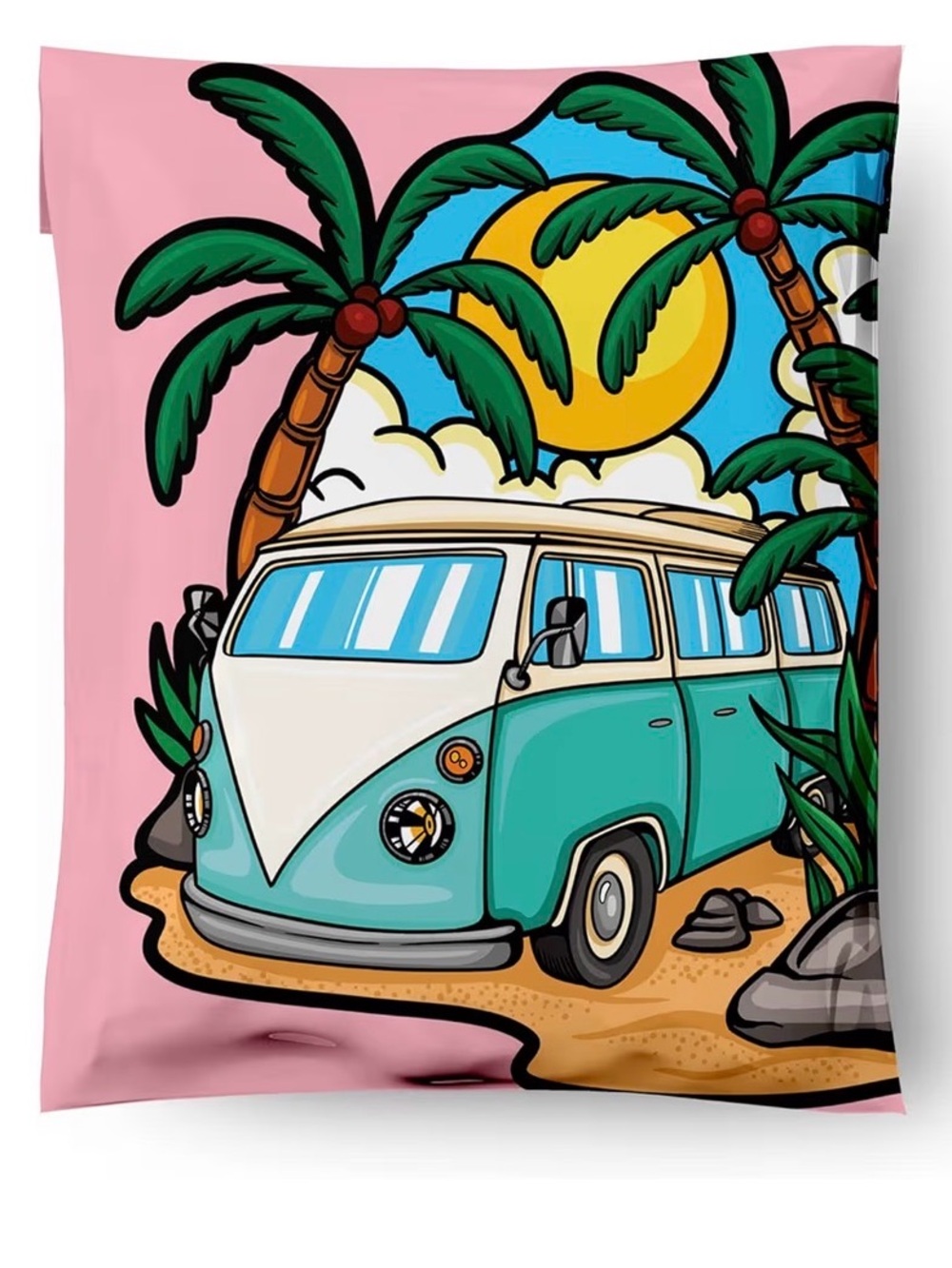 20 pack Poly Mailers Summer Hippie Van